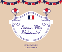 Bastille Day Badge Facebook Post