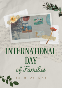 Day of Families Scrapbook Flyer