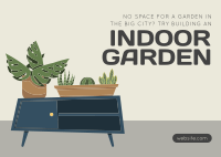 Indoor Garden Postcard