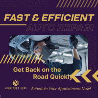 Modern Auto Repair Professional Mechanic Instagram Post Design