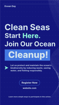 Ocean Day Clean Up Minimalist Instagram Reel