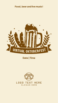 Virtual Oktoberfest Facebook Story