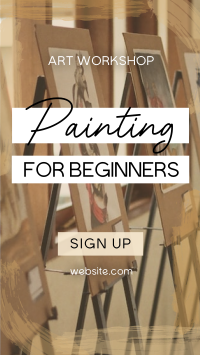 Painting for Beginners Facebook Story