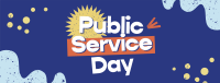 Public Service Day Facebook Cover Image Preview