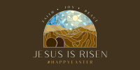 Jesus is Risen Twitter Post