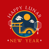 Happy Lunar Year Instagram Post