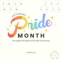 Love Pride Instagram Post Design