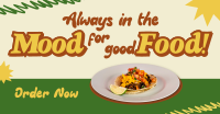 Fun Trendy Food Quotes Facebook Ad