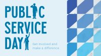 Minimalist Public Service Day Reminder Animation