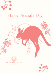 Australia Day Kangaroo Flyer