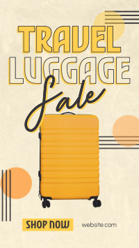 Travel Luggage Discounts Instagram Story