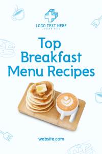 Pancake & Coffee Pinterest Pin