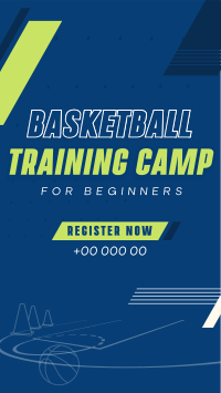 Basketball Training Camp Facebook Story