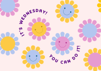 It's Wednesday Postcard Design