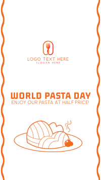 World Pasta Day Vector Instagram Story