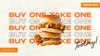 Burger Day Promo Facebook Event Cover