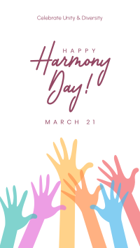 Harmony Day Hands Facebook Story