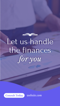 Finance Consultation Services Facebook Story