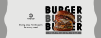 Free Burger Special Facebook Cover Image Preview