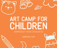 Art Camp for Kids Facebook Post