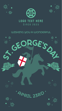 England St George Day Instagram Story