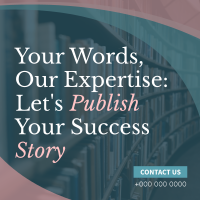 Let's Publish Your Story Linkedin Post