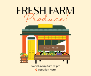 Fresh Farm Produce Facebook Post Image Preview