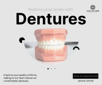 Denture Smile Facebook Post