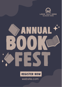 Annual Book Event Flyer