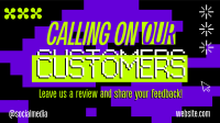 Pixel Customer Review Animation