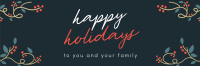 Holiday Season Greeting Twitter Header