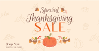 Special Thanksgiving Sale Facebook Ad