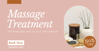 Elegant Massage Promo Facebook Ad