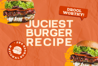 Double Special Burger Pinterest Cover Image Preview