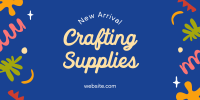 New Art Supplies Twitter Post