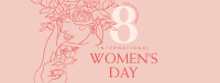 Rose Women's Day Facebook Cover