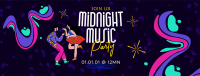Midnight Music Party Facebook Cover