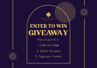 Giveaway Entry Postcard