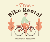 Free Bike Rental Facebook Post