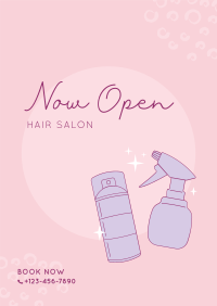 Hair Salon Opening Poster