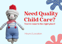 Childcare Service Postcard