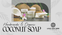 Organic Coconut Soap Animation