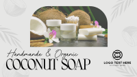 Organic Coconut Soap Animation
