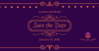 Wedding Save the Date Facebook Ad