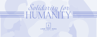 Simple Humanitarian Day Facebook Cover Design