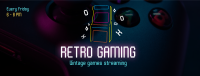 Retro Gaming Facebook Cover