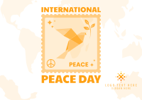 Peace Symbol Postcard example 4