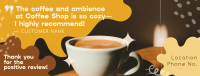 Quirky Cafe Testimonial Facebook Cover