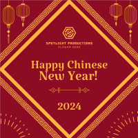 Chinese New Year Lanterns Instagram Post Image Preview