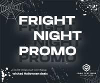 Minimalistic Halloween Promo Facebook Post